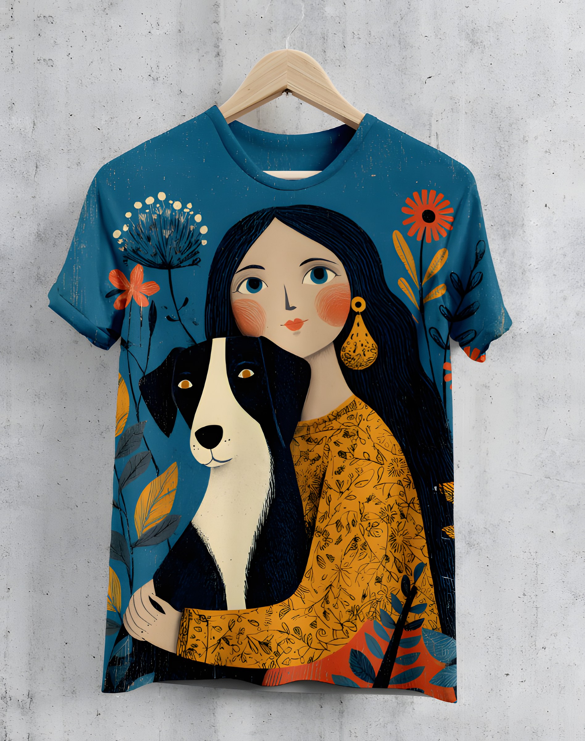 Girl and Dog Tee