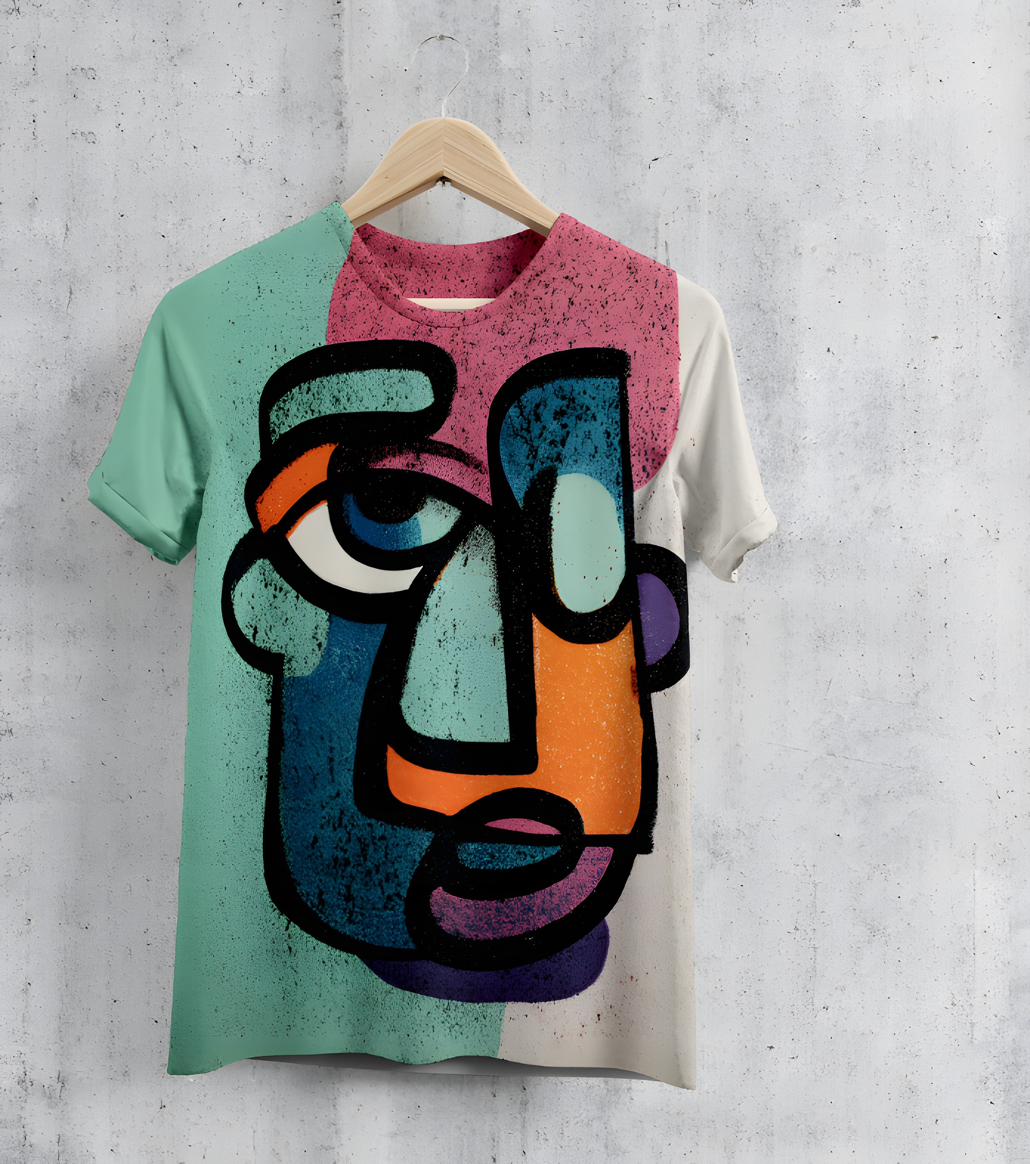 Mint Cubist Tee